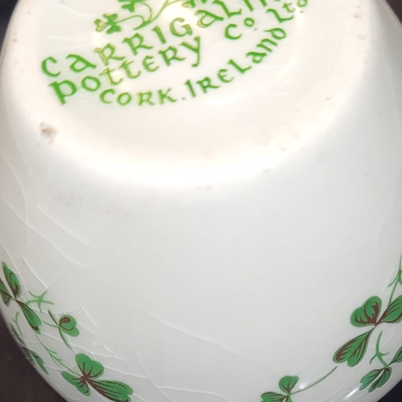 VINTAGE CARRIGALINE POTTERY SHAMROCK LOT - Picture 7 of 10
